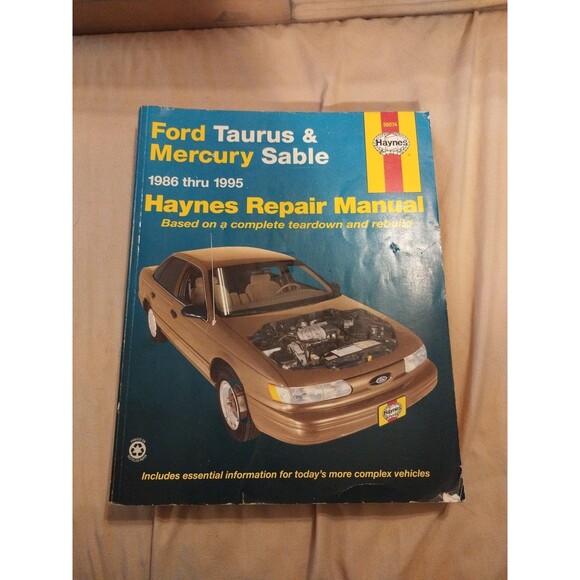 Haynes Repair Manual #36074 Ford Taurus & Mercury Sable 1986-1995 - Picture 1 of 7